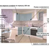 Кухня модульная угловая Сильфида Р06 фото 12